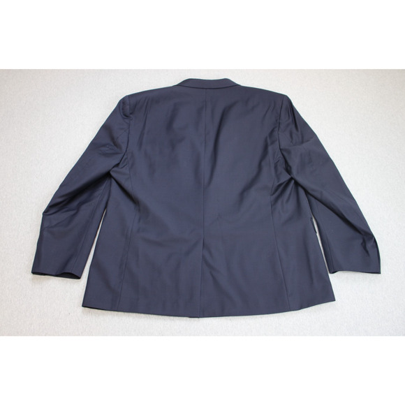 Lauren Ralph Lauren Blazer Mens 48R Navy Blue 100% Wool Gold Buttons - Picture 3 of 11